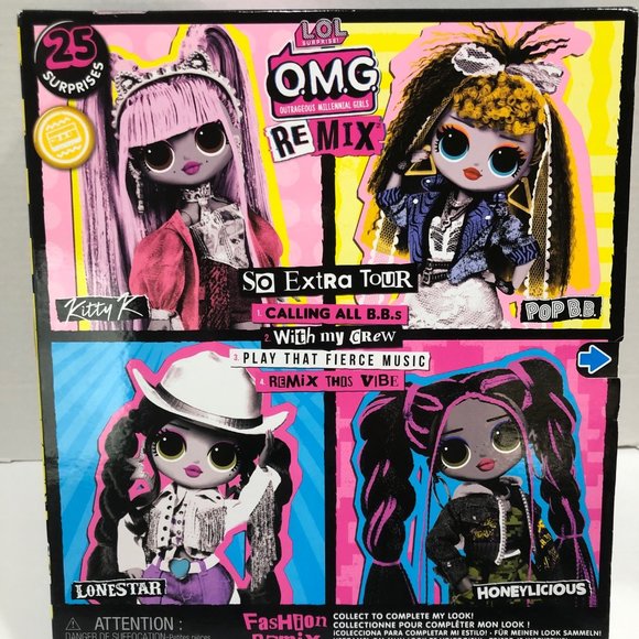 LOL Surprise OMG Remix Pop B.B Fashion Doll 25 Surprises w/ Music NEW 567257E7C - Picture 4 of 5